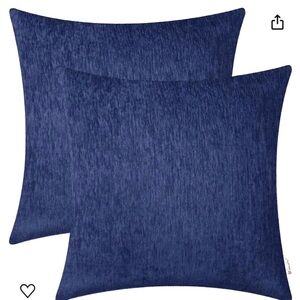 BRAWARM pack of 4 classic blue pillow covers